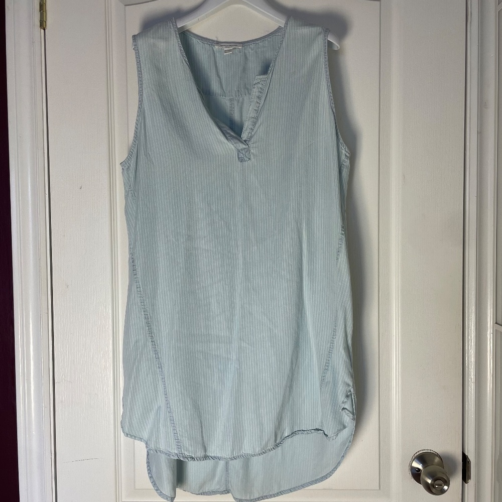 Beach Lunch Lounge Sleeveless Shift Dress